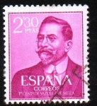 Stamps Spain -  Centenario del nacimiento de Juan Vázquez de Mella