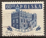 Sellos de Europa - Polonia -  Antiguos ayuntamientos polacos.Tarnow (horiz).
