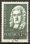 Stamps Poland -  Científicos famosos. Newton.