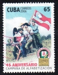 Sellos de America - Cuba -  45º Aniversario Campaña de Alfabetización