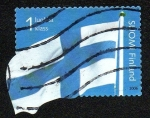 Stamps Finland -  Bandera