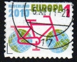 Sellos de Europa - Holanda -  Bicicleta