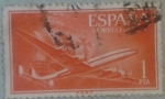 Stamps : Europe : Spain :  correo aereo 1955