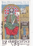 Stamps Spain -  800 aniversario de la fundación de Vitoria    (E)