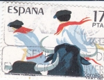 Stamps Spain -  San Fermïn-Pamplona     (E)