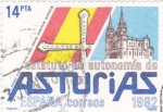 Sellos de Europa - Espa�a -  Estatuto de Autonomía de Asturias    (E)