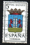 Stamps Spain -  Escudos de las provincias españolas - Badajoz