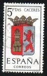 Stamps Spain -  Escudos de las provincias españolas - Cáceres