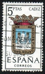 Stamps Spain -  Escudos de las provincias españolas - Cádiz