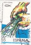 Sellos de Europa - Espaa -  Exposición Mundial de pesca Vigo-91   (E)