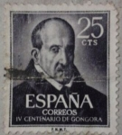 Sellos de Europa - Espa�a -  IV centenario de gongora. 1961