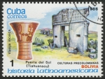 Sellos del Mundo : America : Cuba : BOLIVIA - Tiwanaku- centro espiritual y político de la cultura Tiwanaku