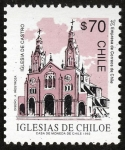Stamps Chile -  CHILE - Iglesias de Chiloé
