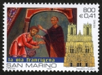 Stamps San Marino -  FRANCIA - Catedral de Reims