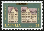 Stamps : Europe : Latvia :  LETONIA - Centro histórico de Riga