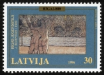 Stamps Europe - Latvia -  LETONIA - Centro histórico de Riga