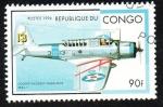 Stamps Republic of the Congo -  Vought-Sikorsky Vindicator SB2U