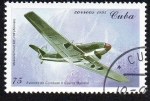 Stamps Cuba -  Aviones de combate II Guerra Mundial - Messerschmitt ME-109 (Alemán)