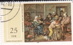 Stamps Germany -  Museo Schwerin -pintura