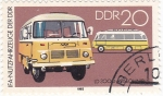 Stamps Germany -  Vehículos - autocar