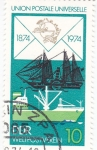 Sellos de Europa - Alemania -  Unión Postal Universal  I centenario 1874-1974