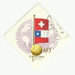 Stamps : Europe : Hungary :  MUNDIAL DE FUTBOL CHILE 1962