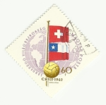 Stamps Hungary -  MUNDIAL DE FUTBOL CHILE 1962
