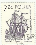 Stamps Poland -  BARCO DEL SIGLO XVII