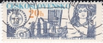 Stamps : Europe : Czechoslovakia :  Industria en Bratislava