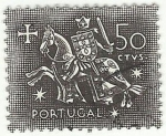 Stamps : Europe : Portugal :  CABALLERO A CABALLO