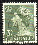 Stamps Australia -  Reina Isabel II