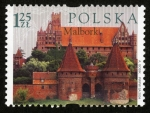 Stamps : Europe : Poland :  POLONIA -  Castillo de la Orden Teutónica en Malbork
