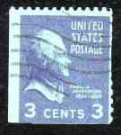 Stamps United States -  Thomas Jefferson