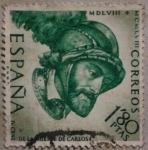 Stamps Spain -  IV cent. de la muerte de carlos I.