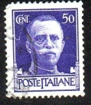 Stamps Italy -  Rey Víctor Manuel III