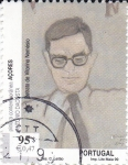 Stamps Portugal -  Retrato de Vitorino Nemesio- Poeta