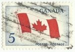 Stamps : America : Canada :  BANDERA CANADIENSE