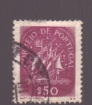 Stamps : Europe : Portugal :  Caravella