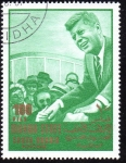 Sellos de Asia - Yemen -  MAHRA STATE - John F. Kennedy
