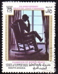 Stamps Yemen -  STATE OF UPPER YAFÁ - 5º Aniversario de la muerte de John F. Kennedy