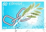 Stamps Spain -  Paz y Libertad     (F)