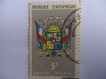 Stamps France -  Escudo - Republique Centrafricana.