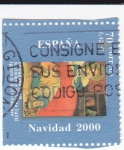 Stamps Spain -  Navidad- 2000      (F)