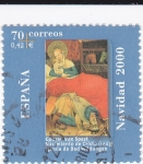 Stamps Spain -  Navidad- 2000      (F)