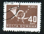 Stamps Romania -  Emblema postal