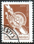 Stamps Romania -  Arte popular - Cucharas de madera