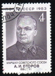 Stamps Russia -  Centenario del nacimiento de A. I. Egorov
