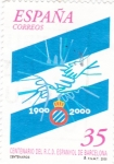 Stamps Spain -  Centenario del R.C.D.Español de Barcelona    (F)