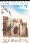 Stamps Spain -  Catedral de Tuy (Pontevedra)    (F)