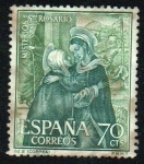 Stamps : Europe : Spain :  Misterios del Santo Rosario - Visitación (Correa)